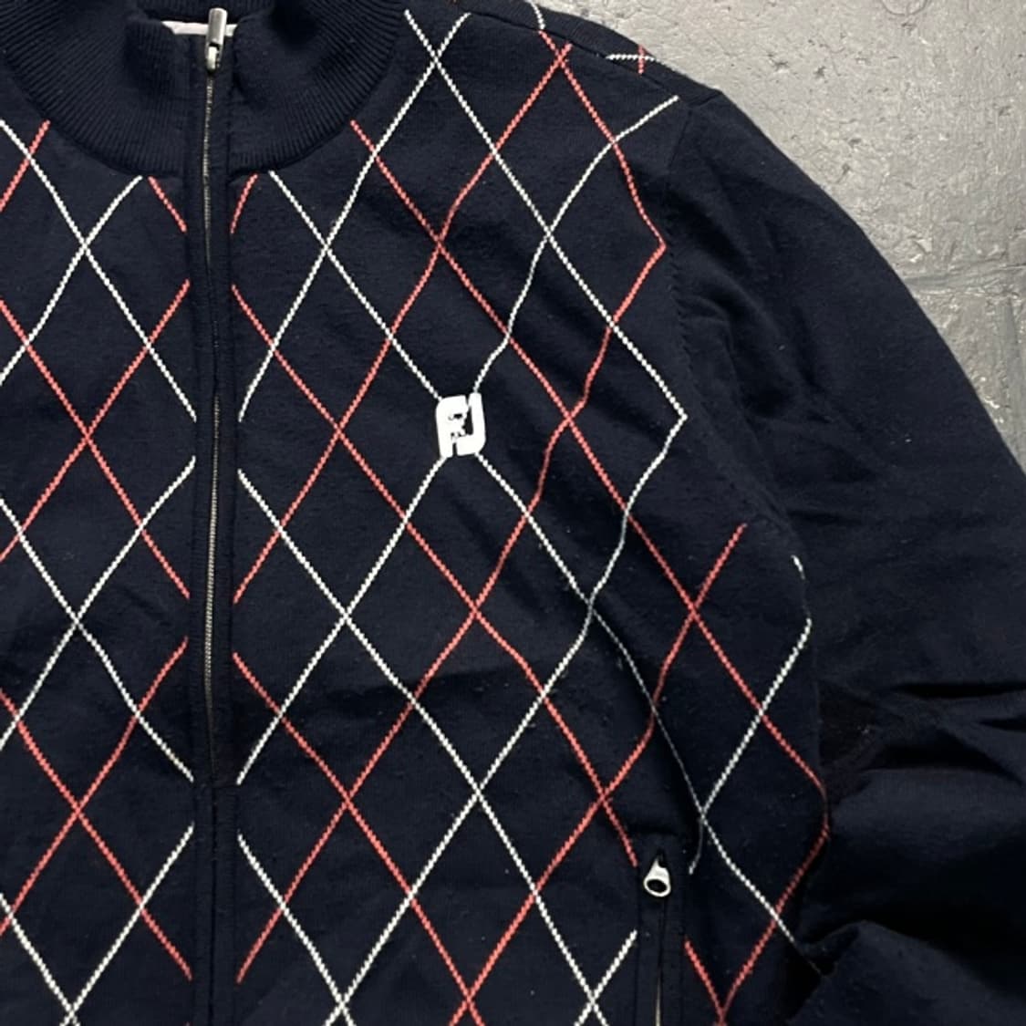 100 폿조이 방풍 니트집업 상품이미지2