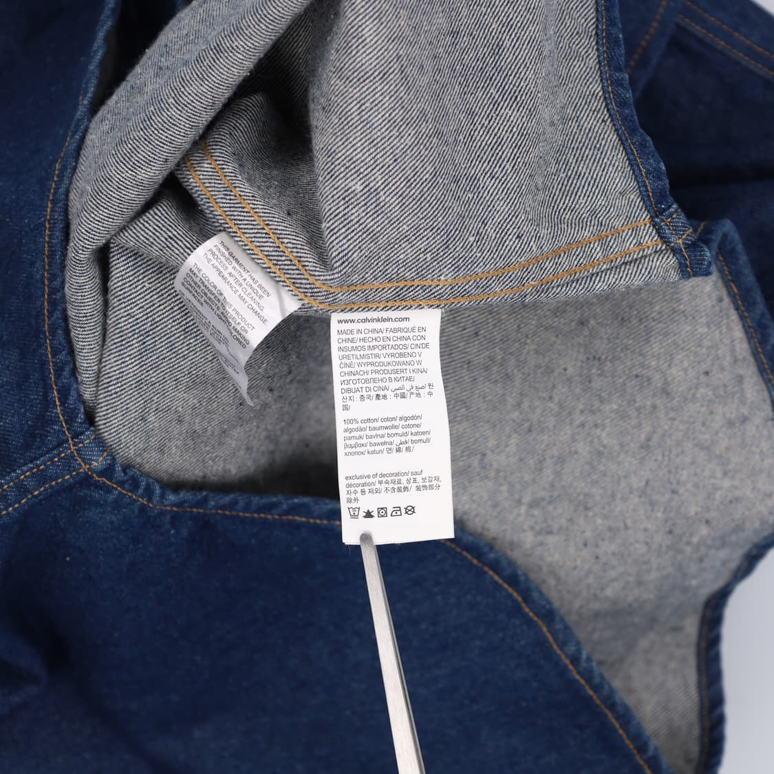 S 캘빈클라인 진 릴렉스핏 린스 데님 셔츠 자켓 4148 상품이미지7