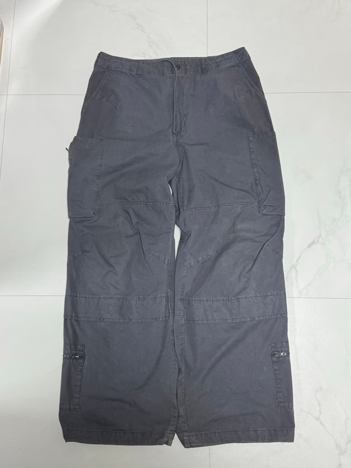 [5]해칭룸 Zip Cargo Pants Faded Navy 상품이미지2