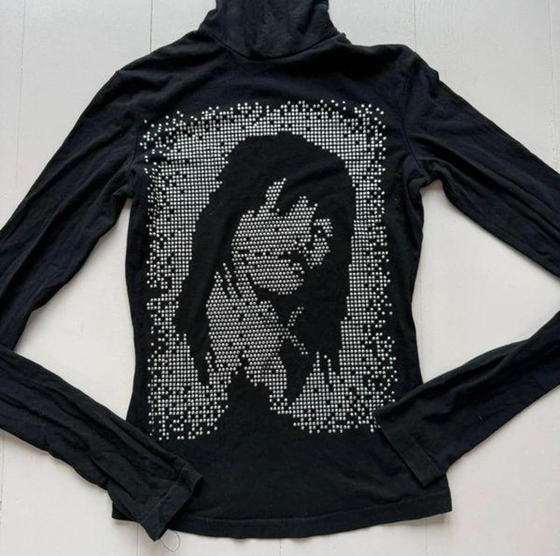 [직수입] 빈티지 스터즈 폴라 티셔츠 상품이미지2