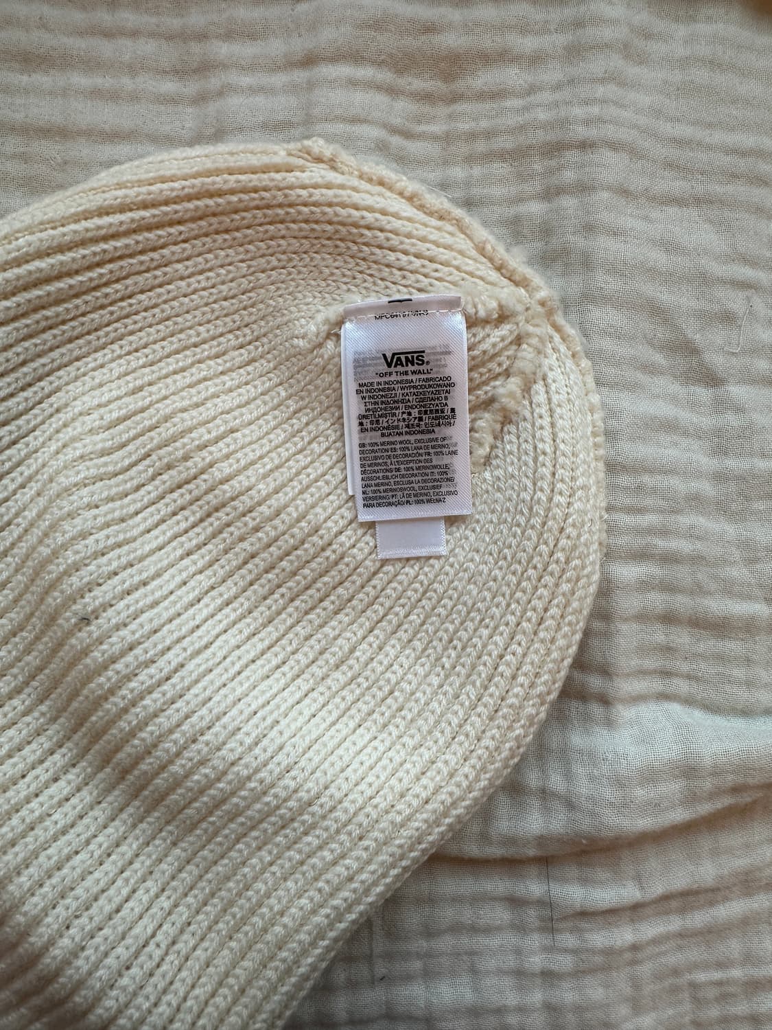 반스 (VANS) 베이지 비니 상품이미지4