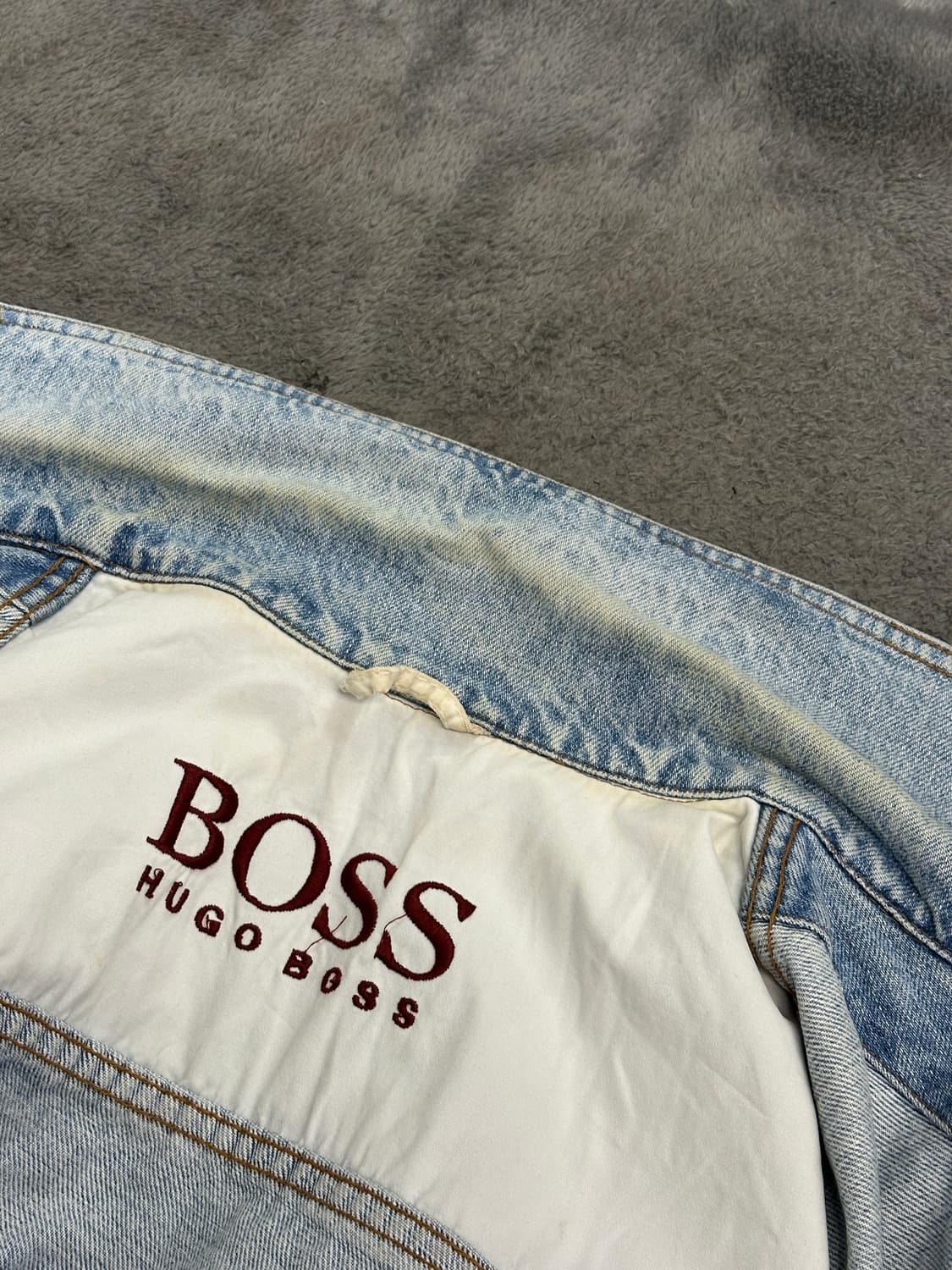 90s HUGO BOSS 데님 트러커 자켓 52 상품이미지9