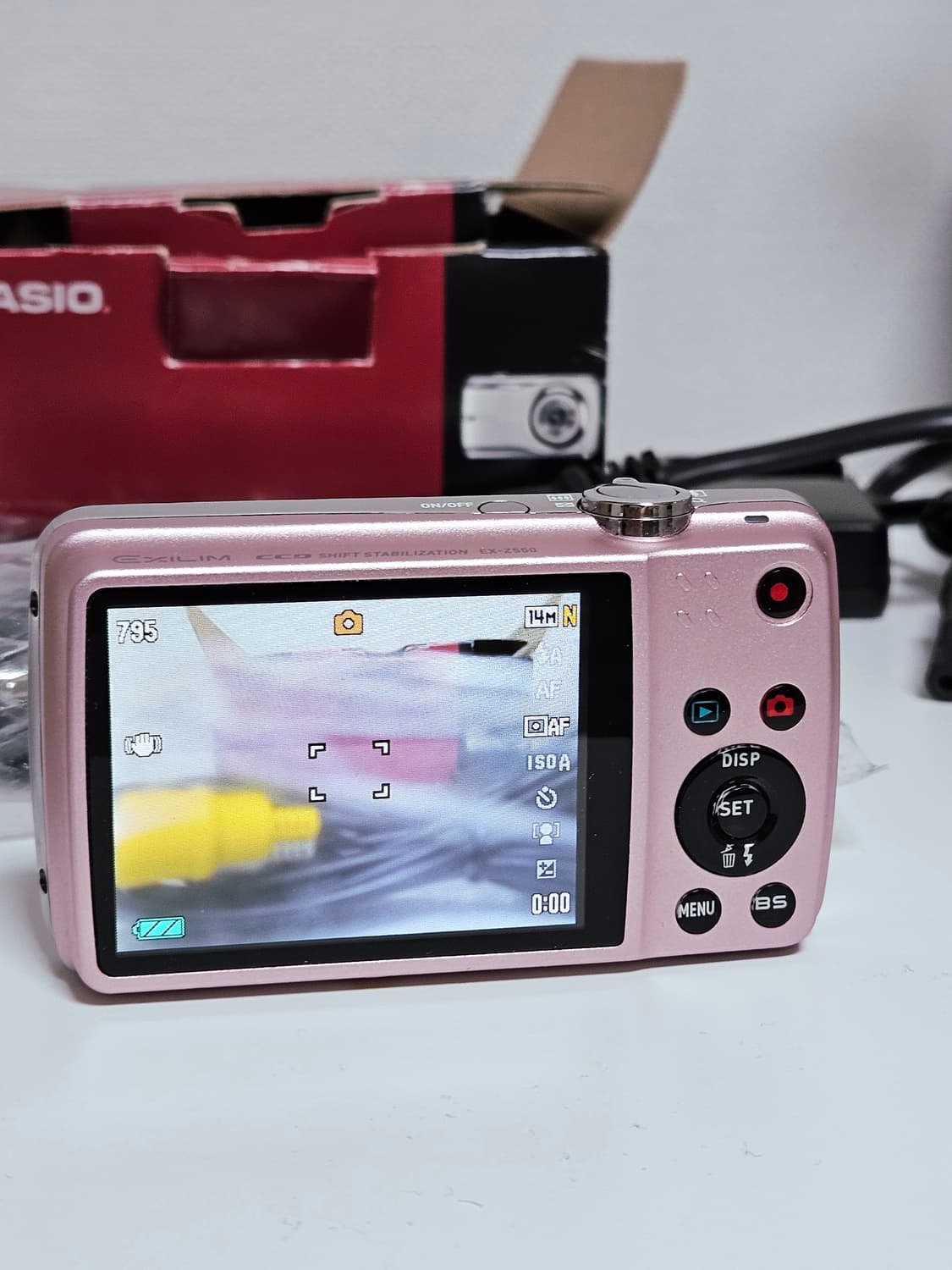 Casio exilim z550 카시오 엑슬림 핑크 상품이미지9