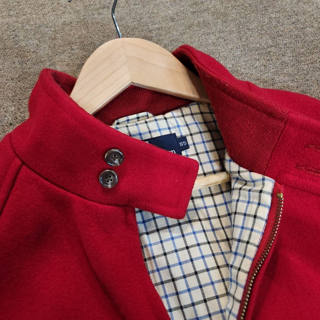 폴로랄프로렌 90s 울 블루종 자켓 95 L~XL 바라쿠타 상품이미지5