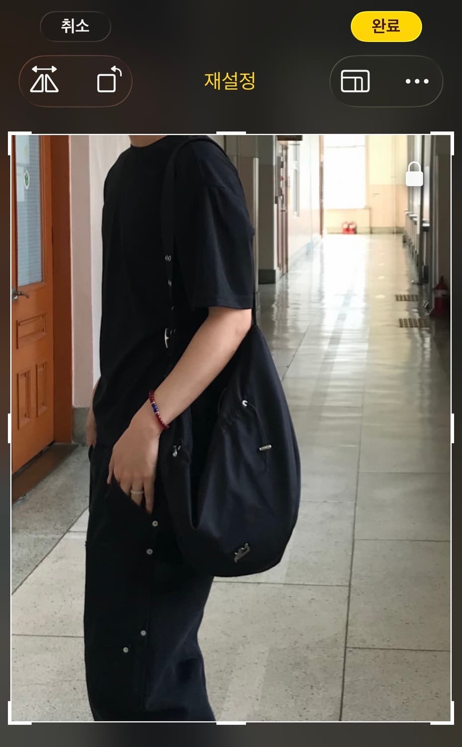 YIEYIE 아일렛 백 black 상품이미지1