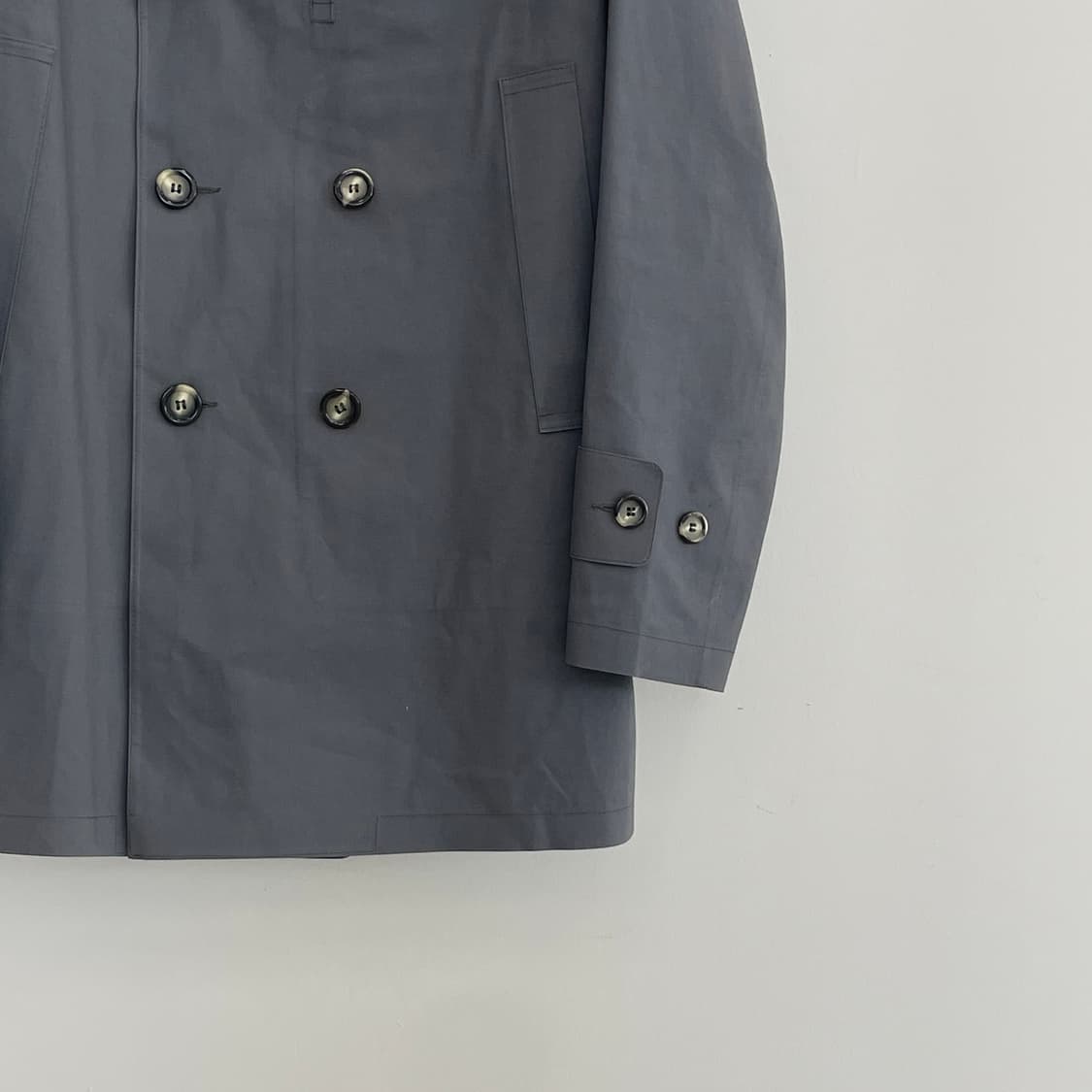 매킨토시 그레이 더블 버튼 맥코트 상품이미지4