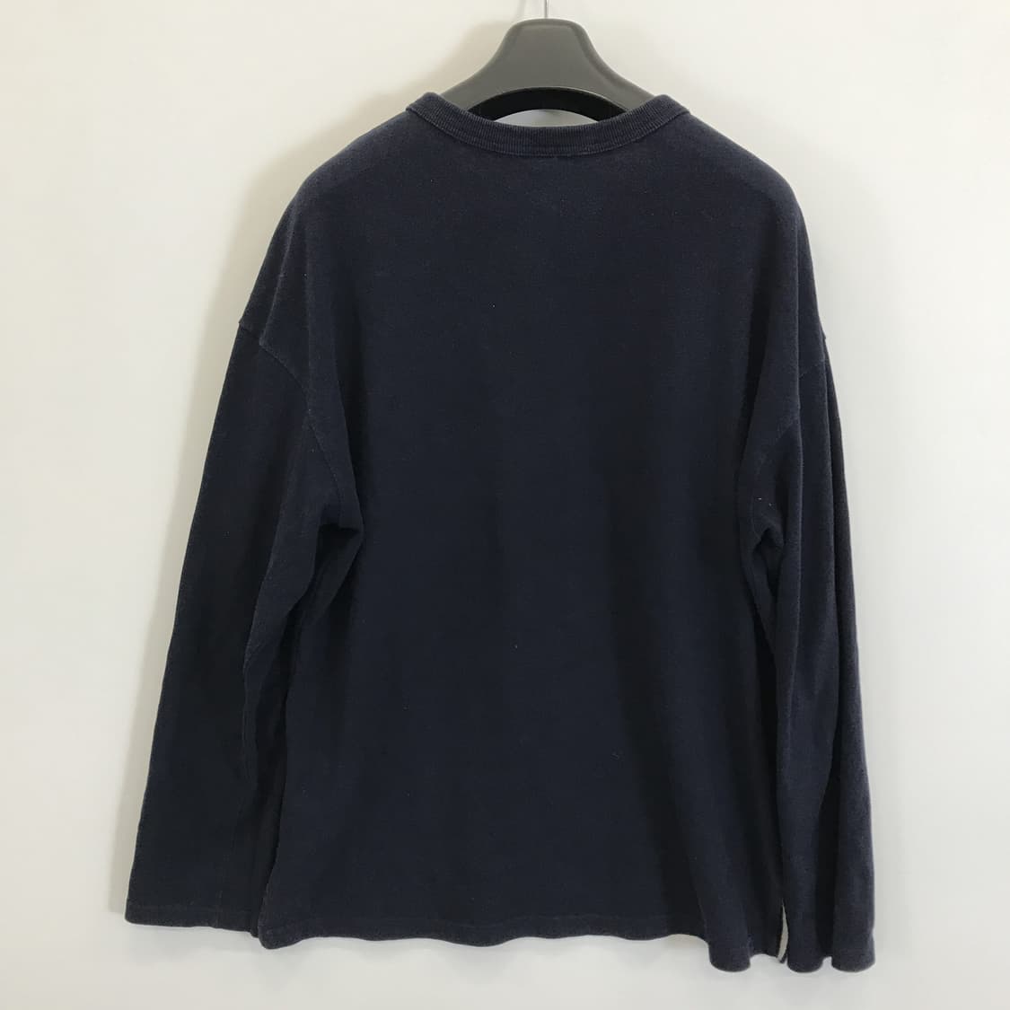 프리즘웍스 헨리넥 롱슬리브 네이비[XL] 상품이미지3