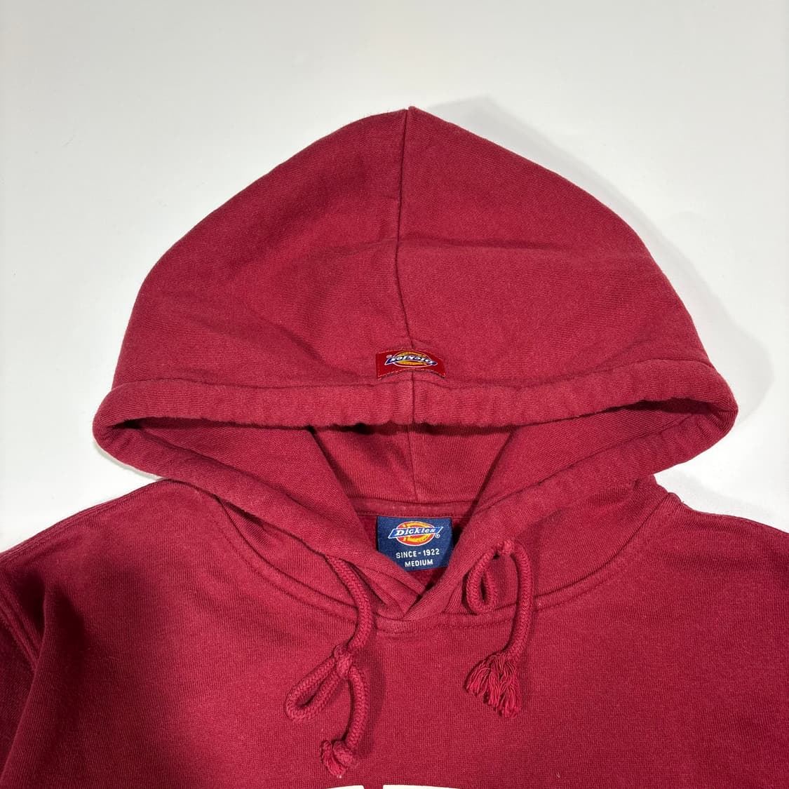 디키즈 버건디 로고 후드티 상품이미지4
