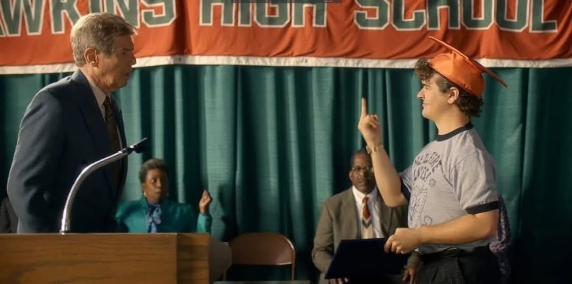 넥플릭스 굿즈 기묘한이야기 헬파이어클럽 더스틴 티셔츠 상품이미지2