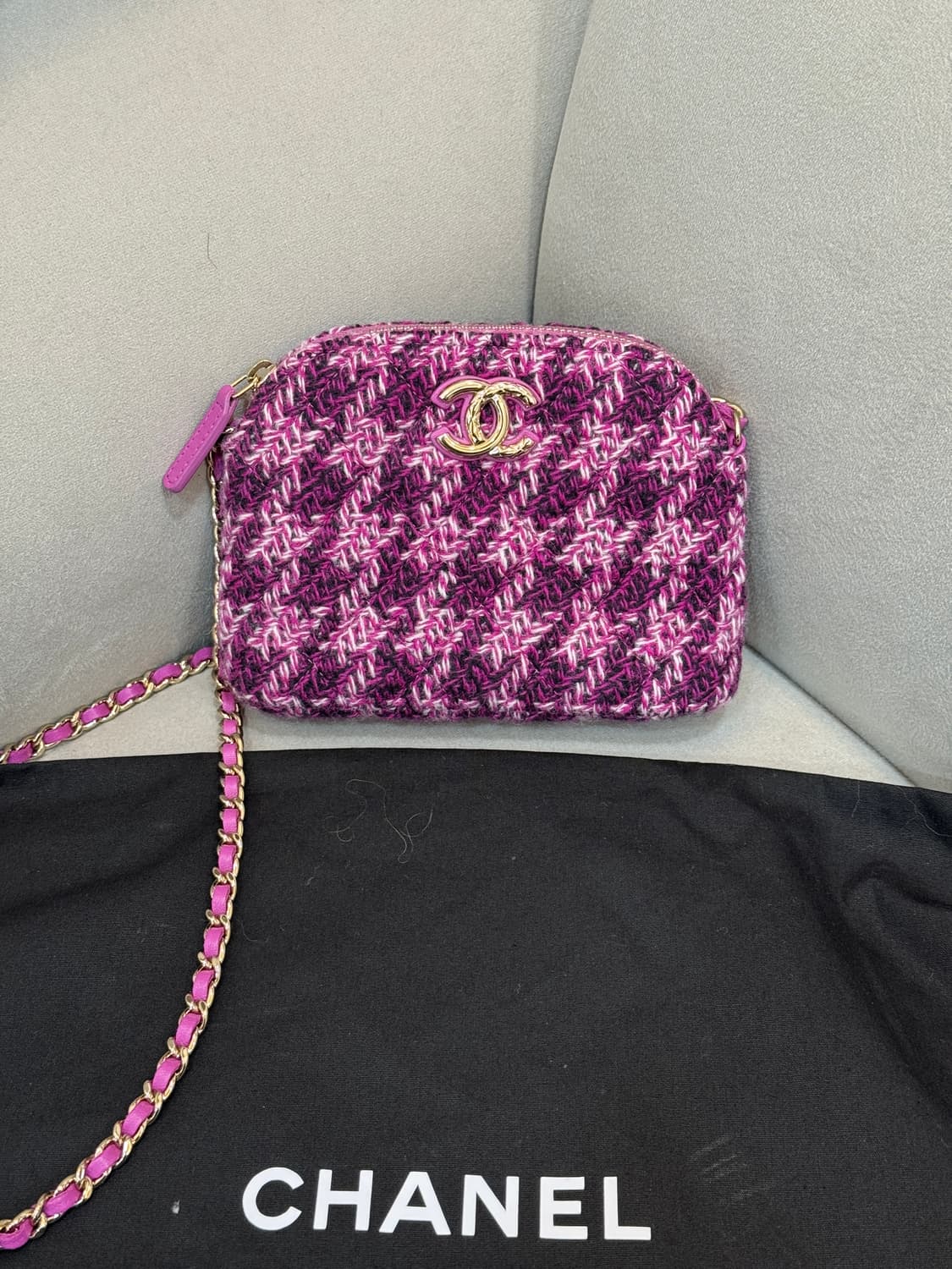 샤넬 트위드 미니 크로스백  상품이미지1