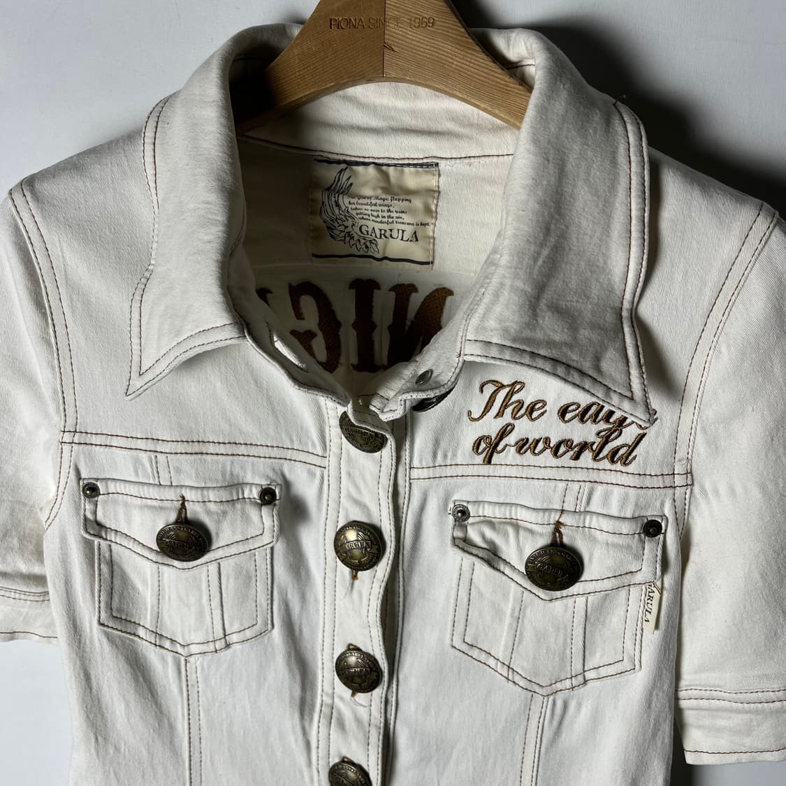 [Garula] 오네갸루 버튼 점프슈트 상품이미지3