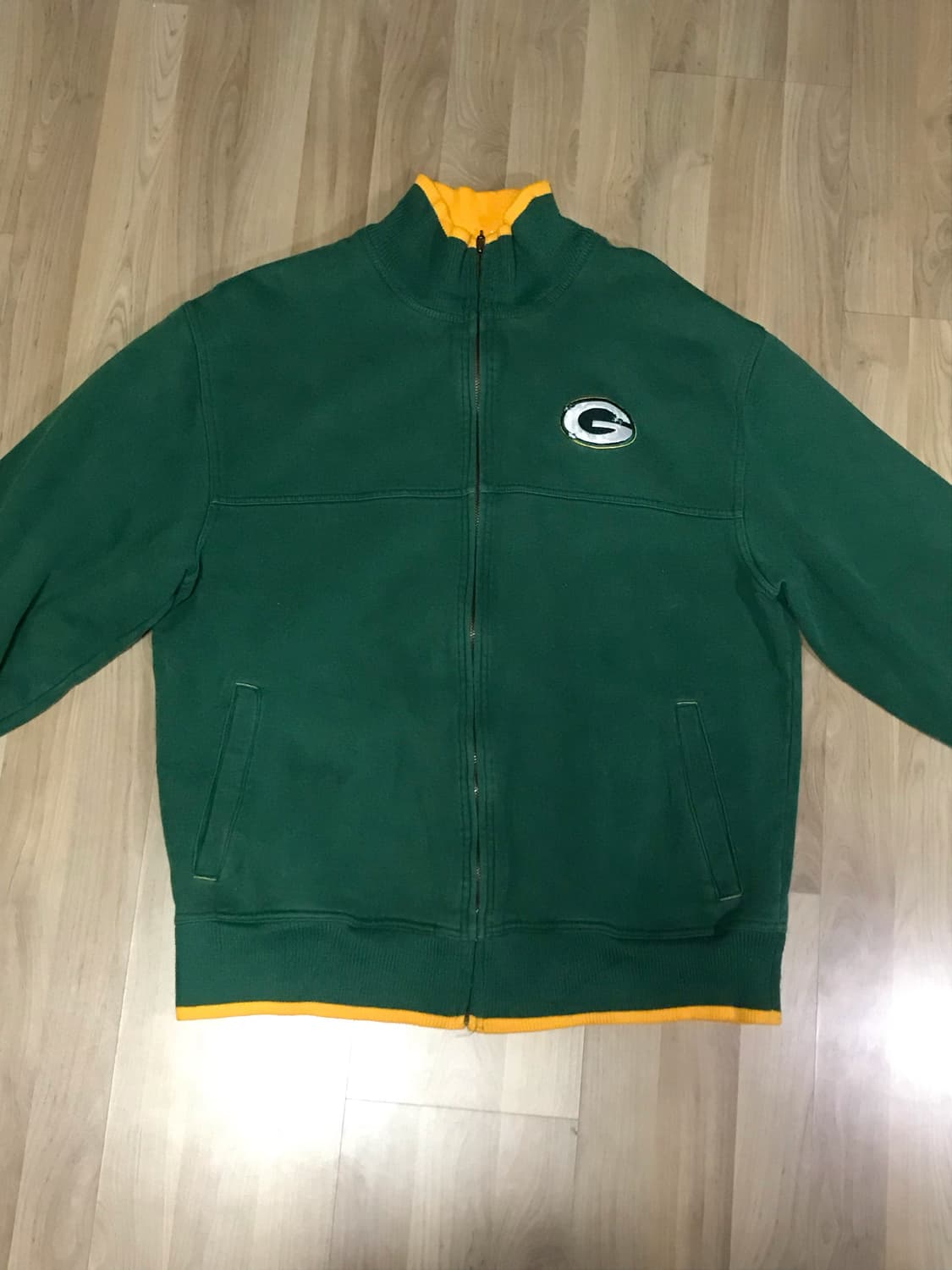 리복 NFL 그린베이패커스 코튼집업 M 상품이미지1