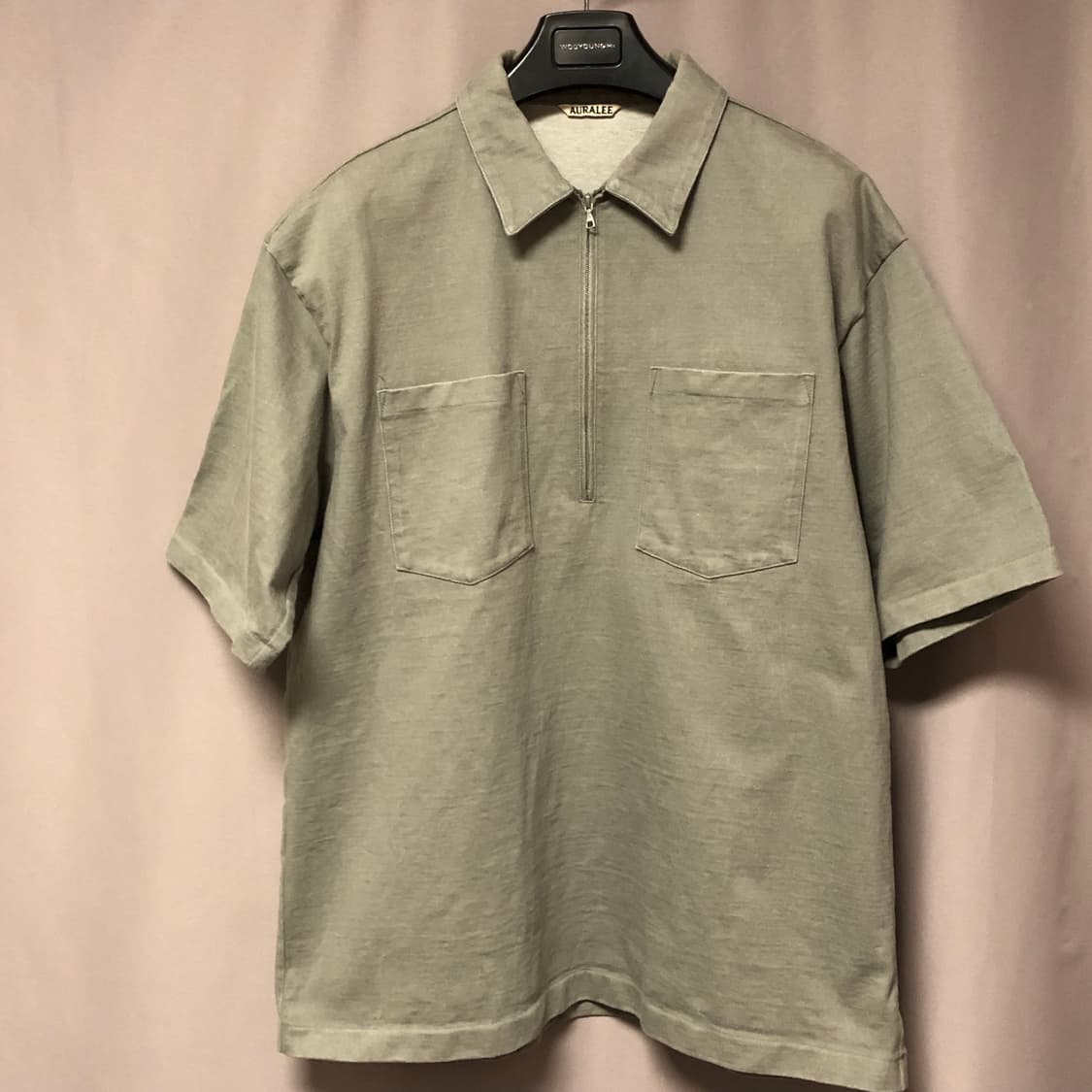 오라리 하프집업 셔츠 상품이미지2