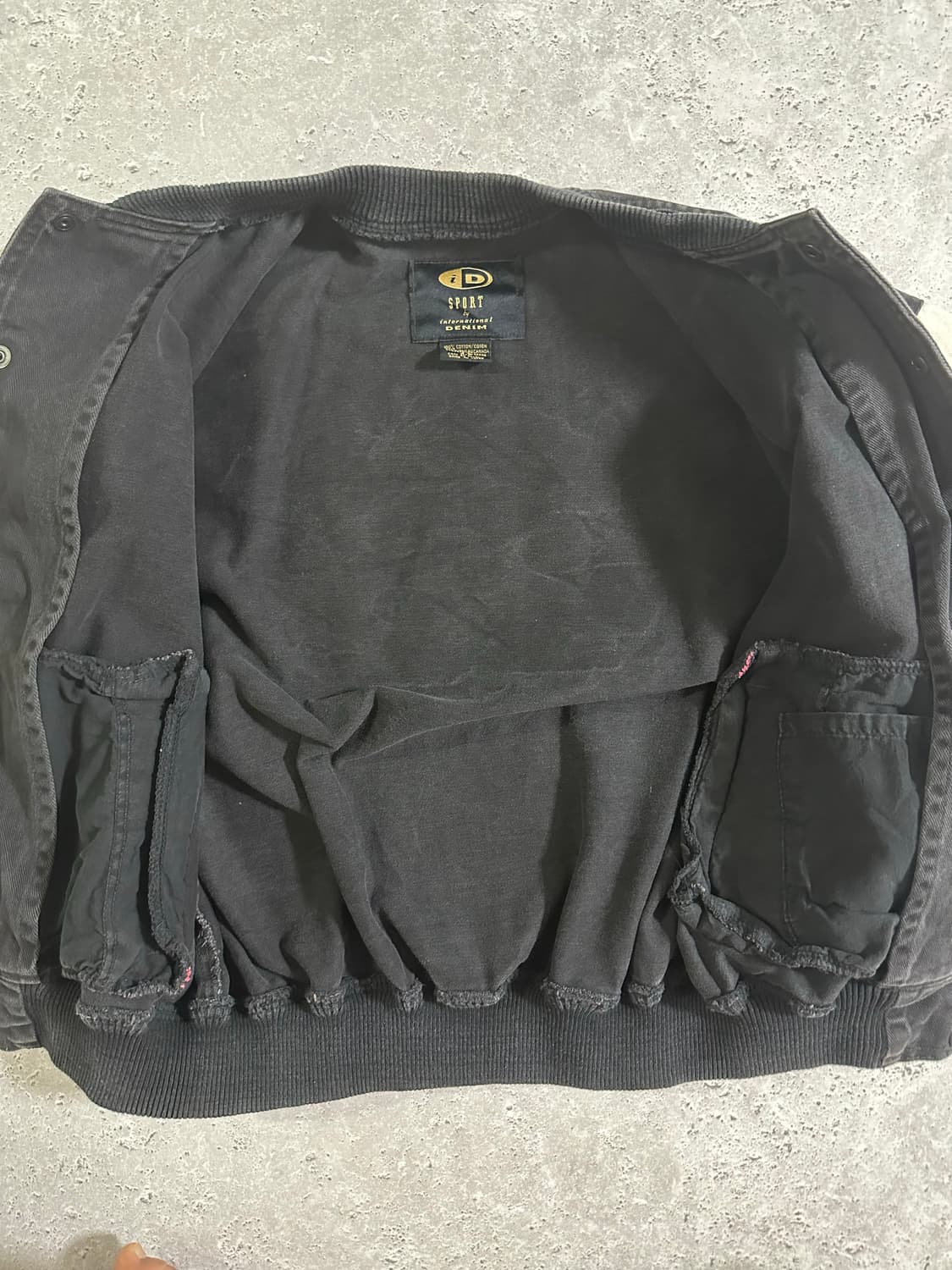 90s iD Sport CHCA 25주년 기념 레이싱 데님자켓 상품이미지4