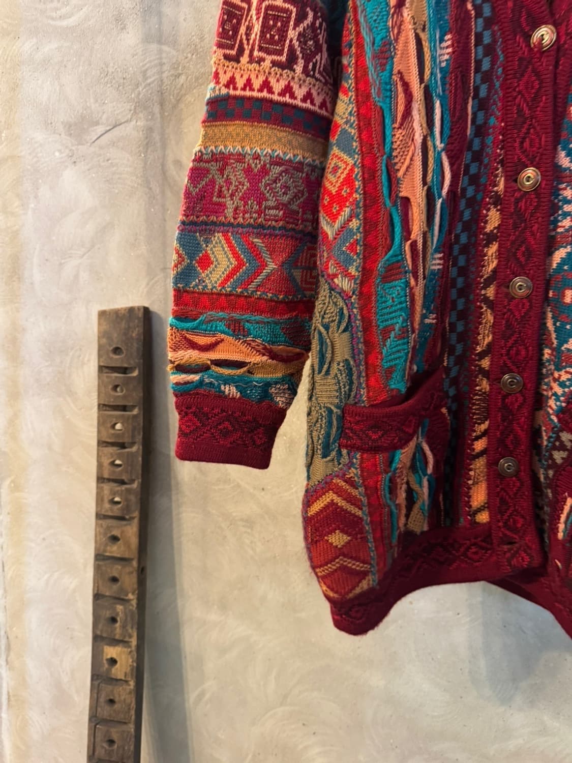 COOGI 쿠지 케이블 니트 가디건 66~77 상품이미지5