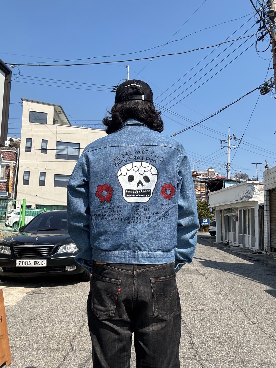 USA 워크자켓 (핸드메이드 백 프린팅) 상품이미지1