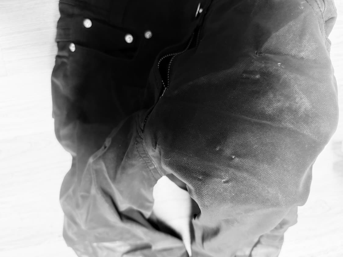 Longlong black trousers 상품이미지3