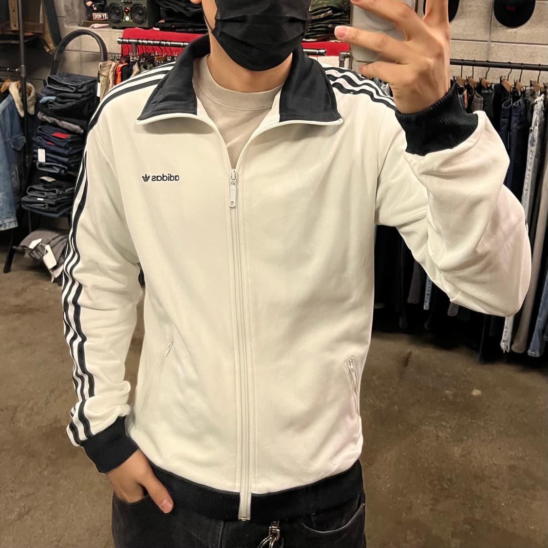 00s 아디다스 베켄바우어 흰검 트랙탑 (105) 상품이미지6