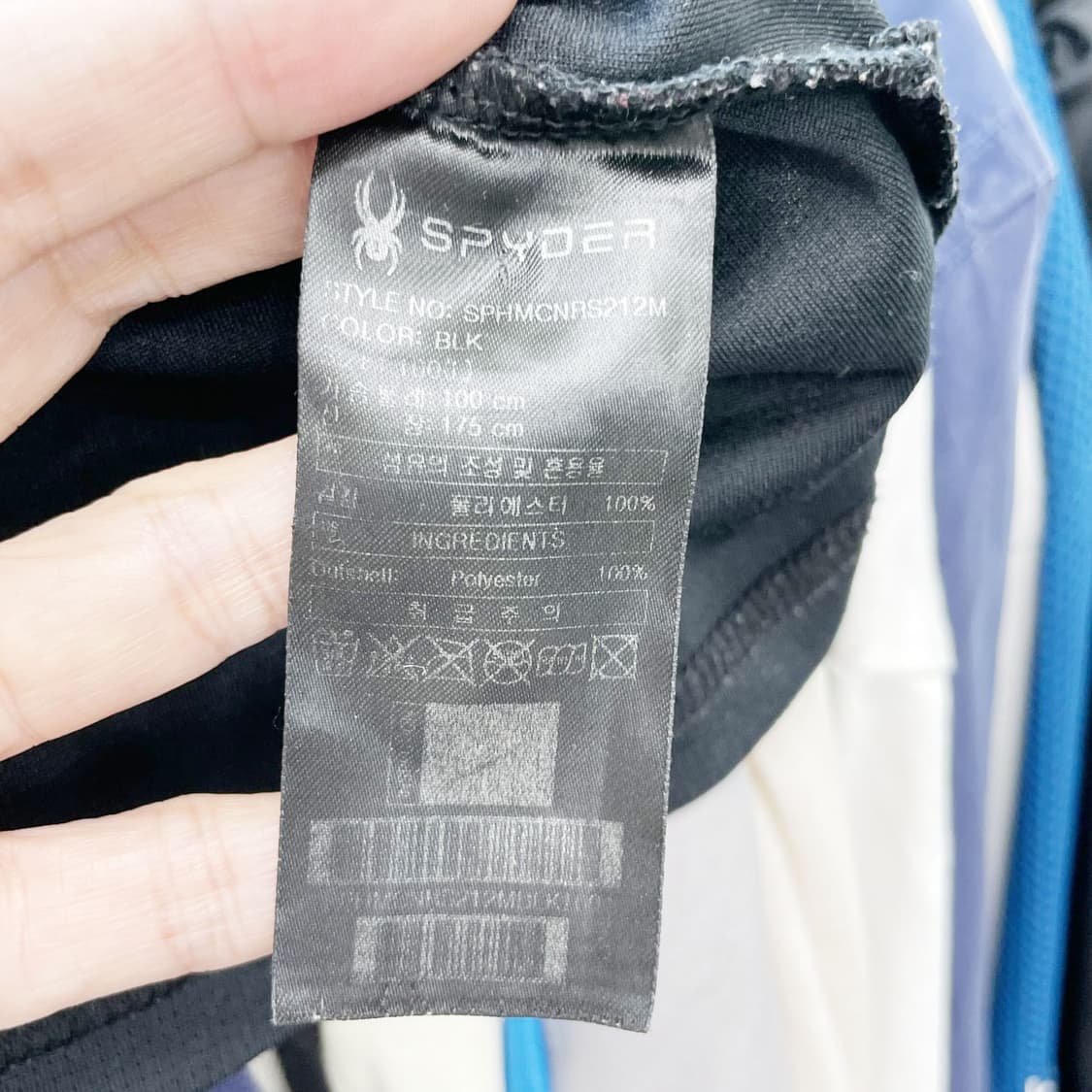 스파이더 여성스포츠반팔L  상품이미지5