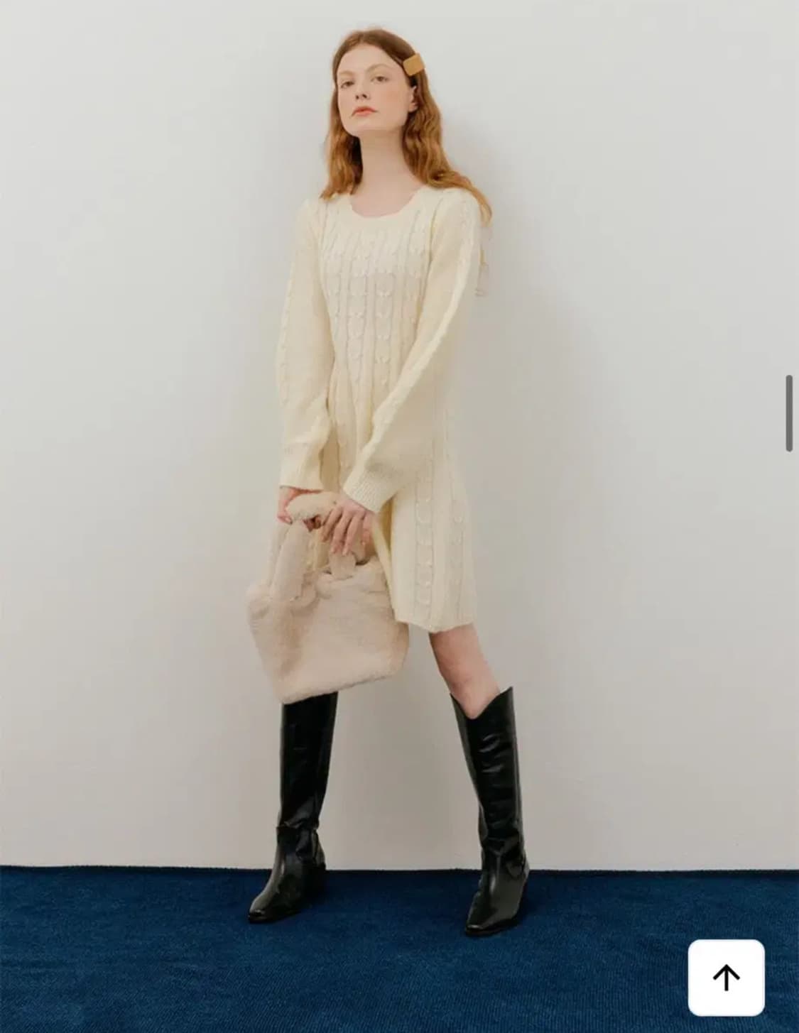 몬츠 monts twisted knit dress 상품이미지2