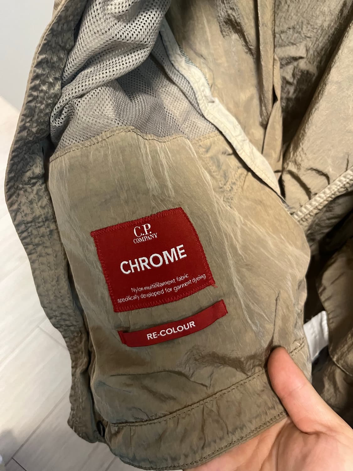 cp컴퍼니 히든 후드 렌즈 자켓 크롬 바람막이 상품이미지7