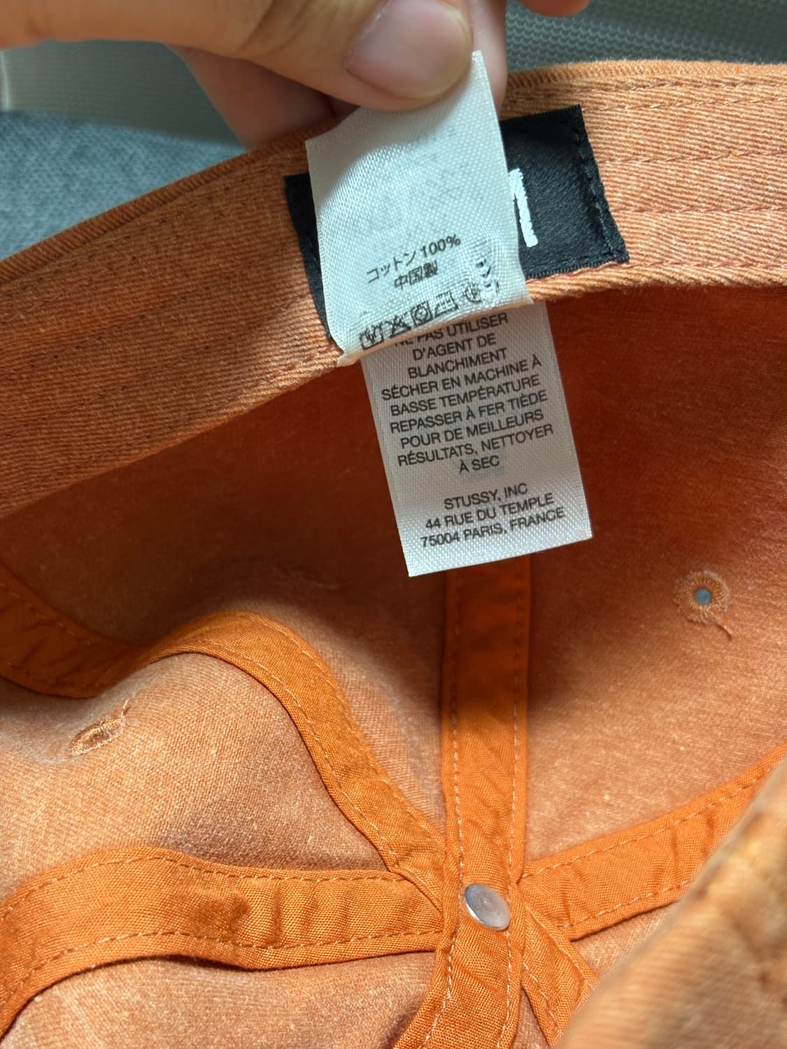 스투시 로우 프로파일 베이직 워시드 스트랩백 얌 상품이미지7