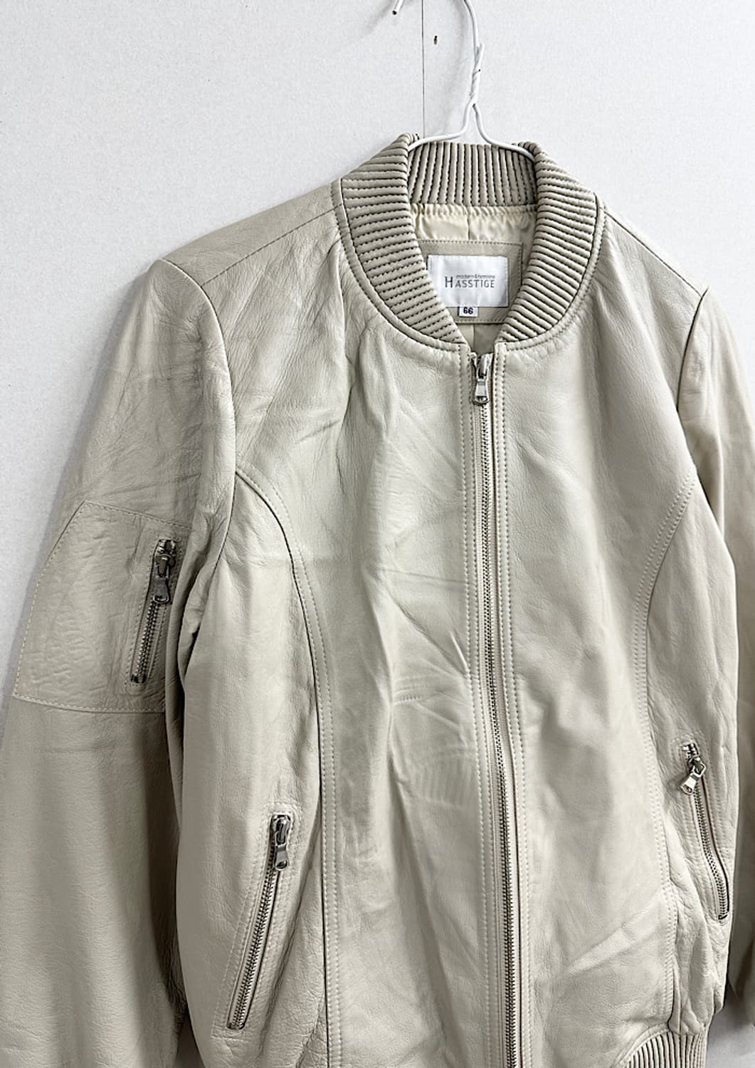 양가죽 집업 자켓 M  상품이미지2