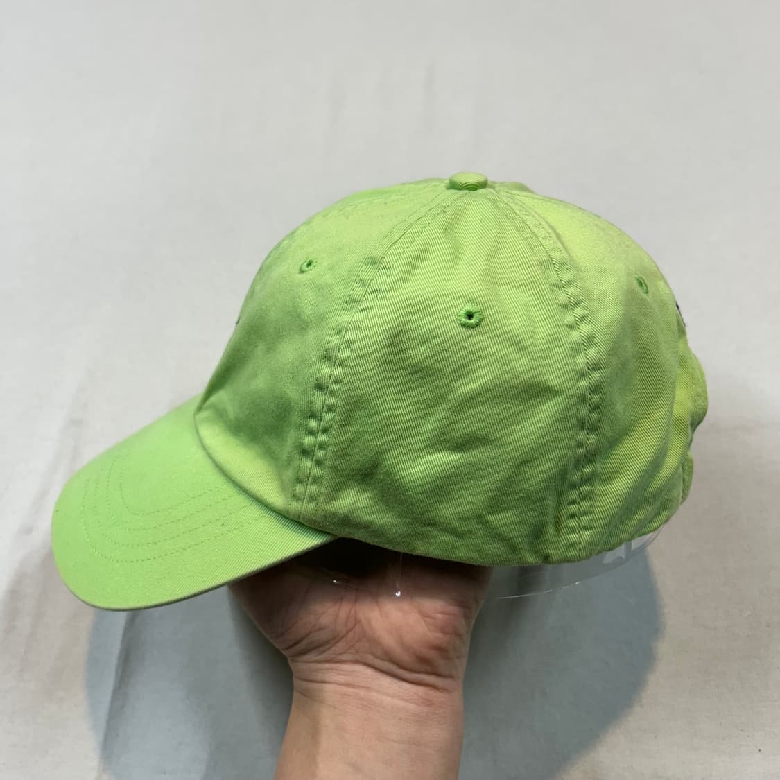폴로 랄프로렌 연두색 볼캡 모자 가죽스트랩 정품 상품이미지3