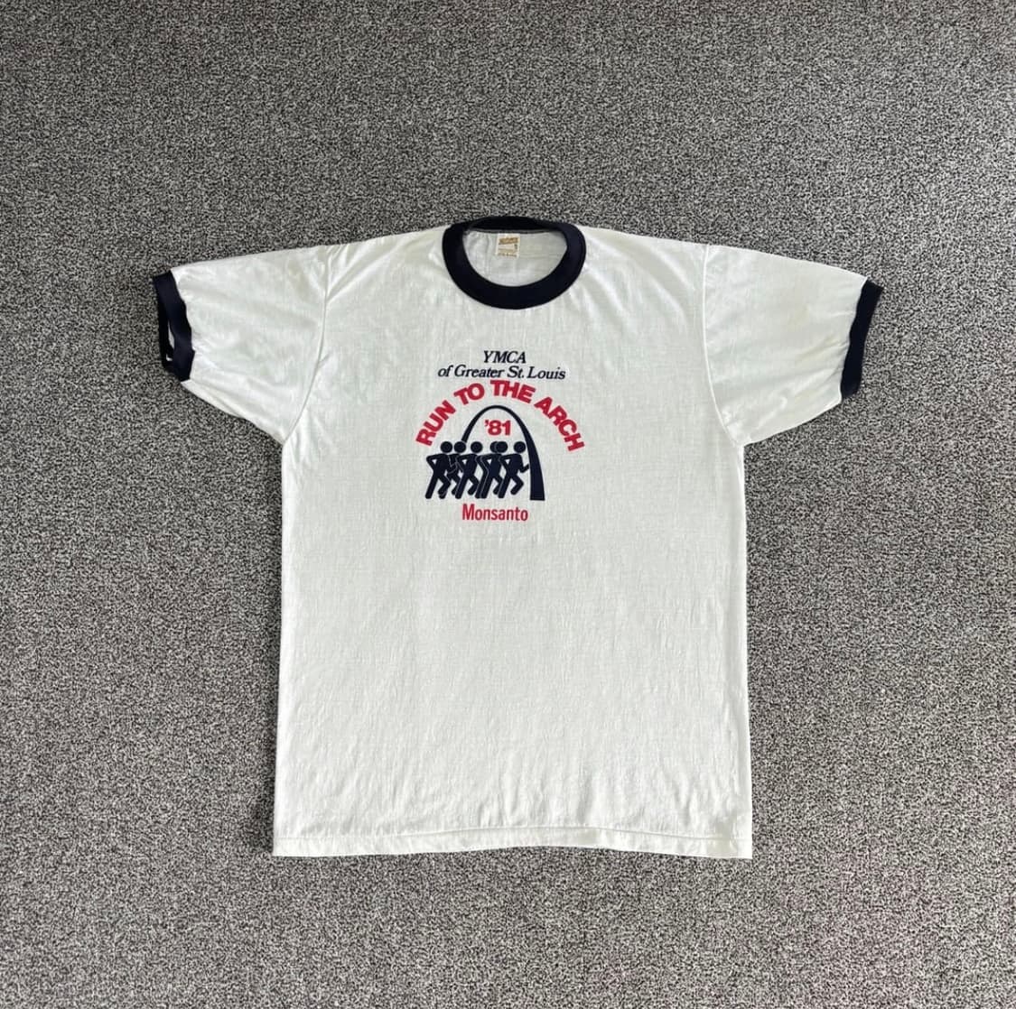 Sportwear 80s 빈티지 링거 티셔츠 상품이미지1