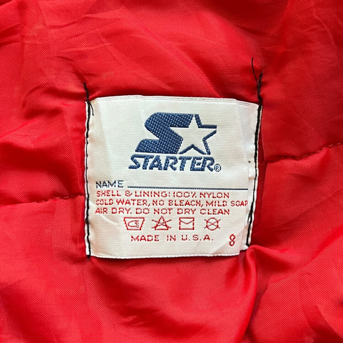 90s Starter 스타터 디트로이트 피스톤즈 빈티지 스타디움 점퍼 상품이미지6