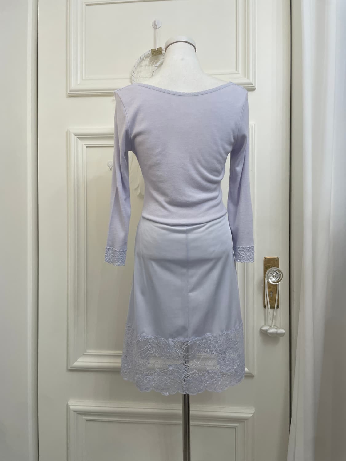 blueberry basic open cardigan&lace slip 상품이미지7