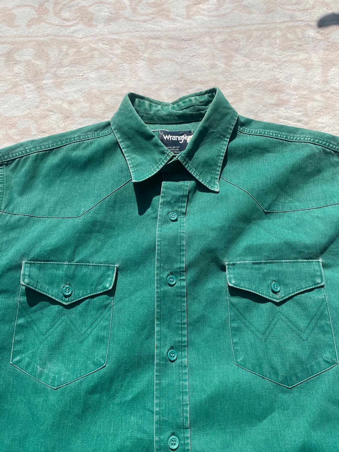 랭글러 피그먼트그린 웨스턴셔츠 상품이미지4