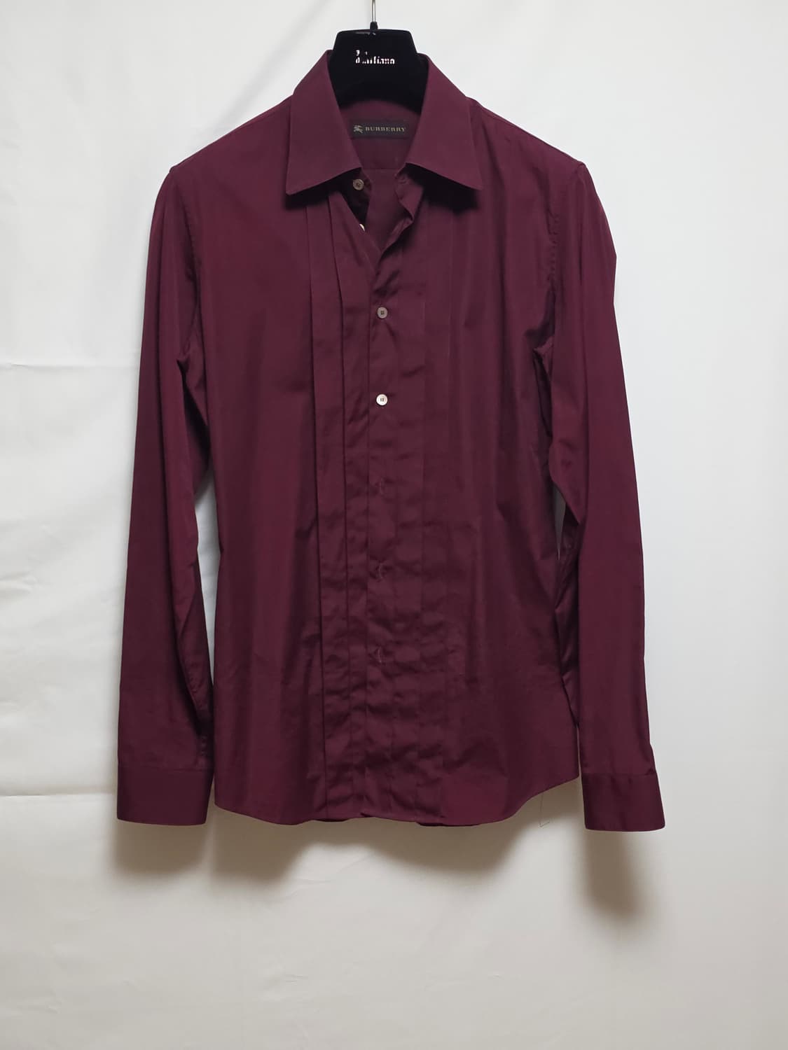 [Made in Italy] 버버리 턱시도 핀턱 드레스 셔츠 상품이미지1