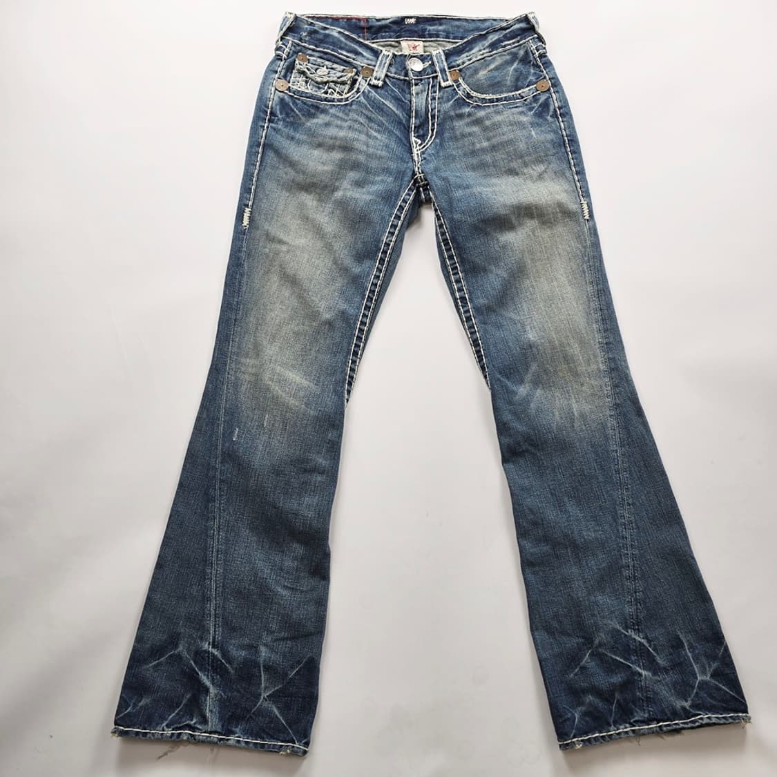 트루릴리전 청바지 부츠컷 데님 사이즈33 R4410 상품이미지4
