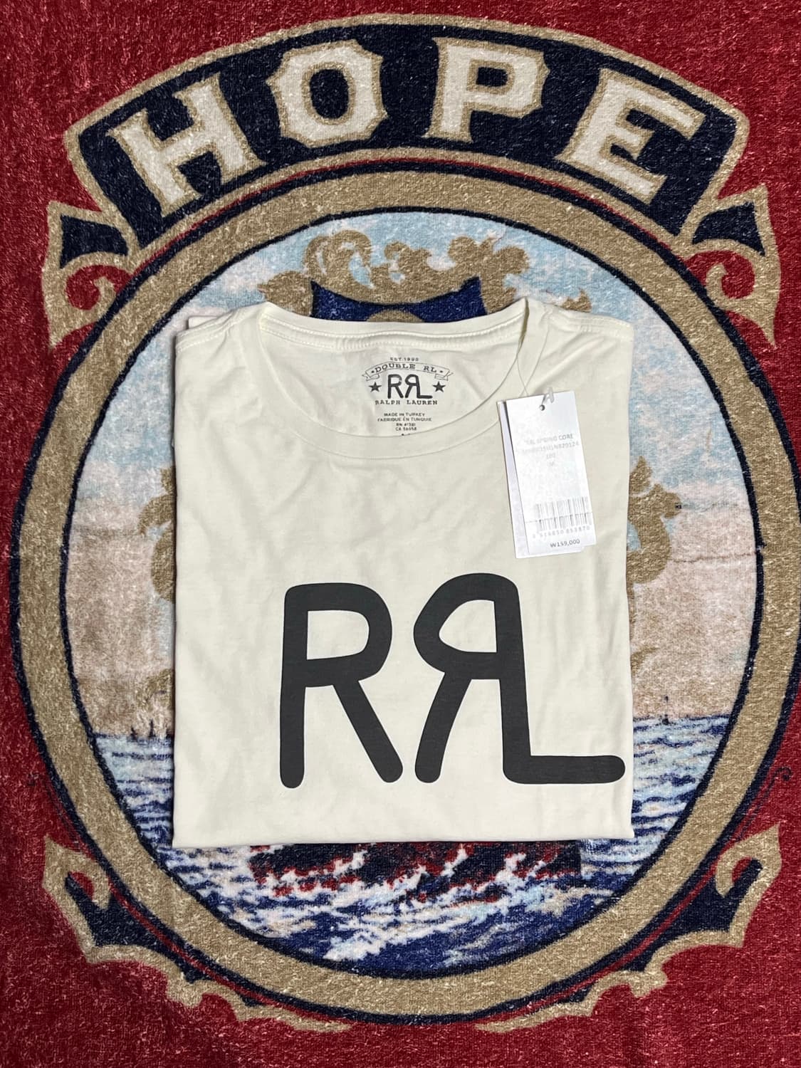 RRL 로고 저지티셔츠 더블알엘 반팔티 상품이미지1