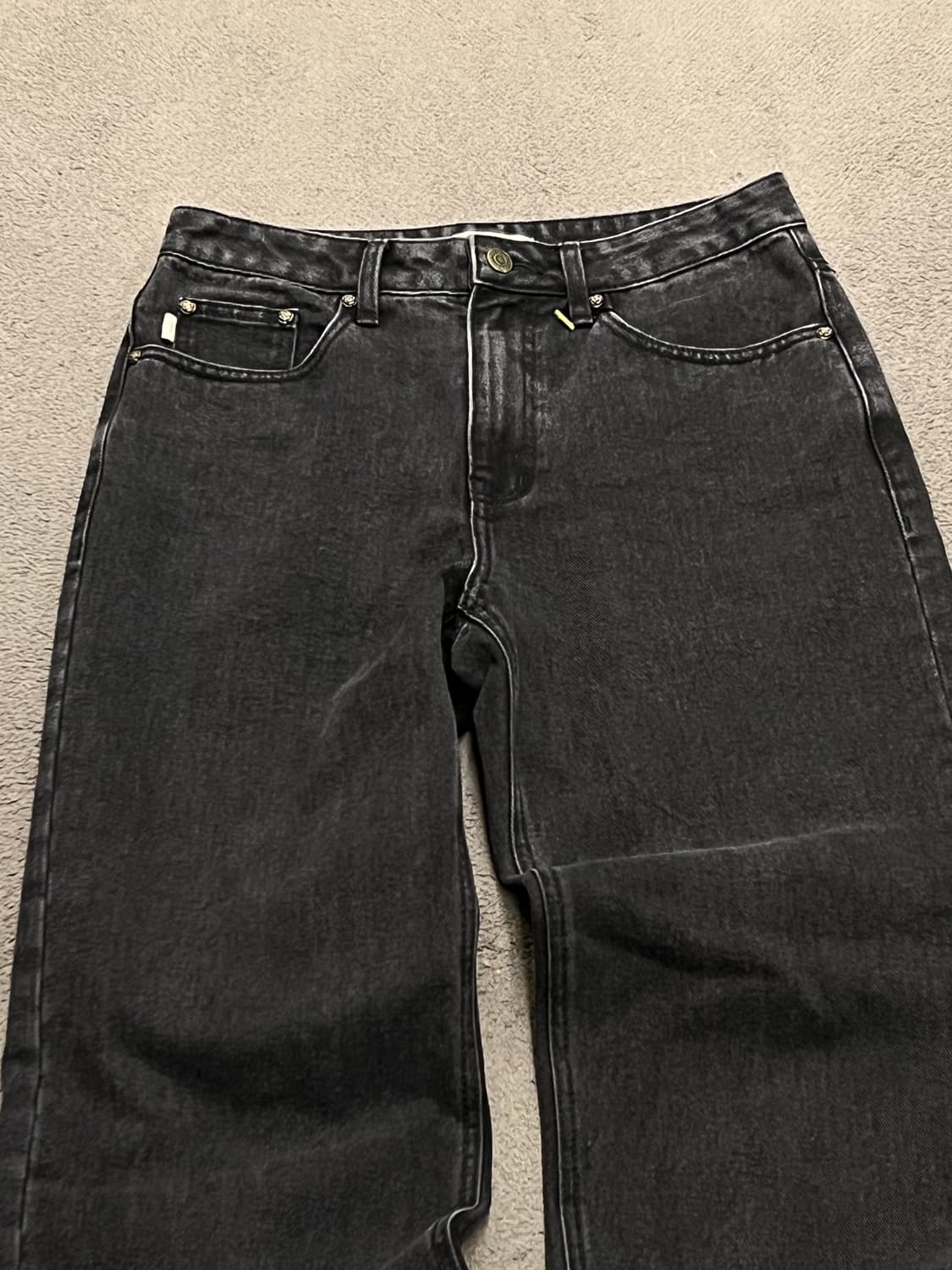 글로니 흑청 팬츠 처분  상품이미지3