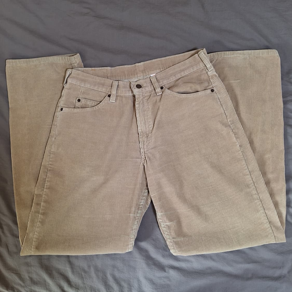 90s 빈티지리바이스 565 코듀로이 베이지 상품이미지2