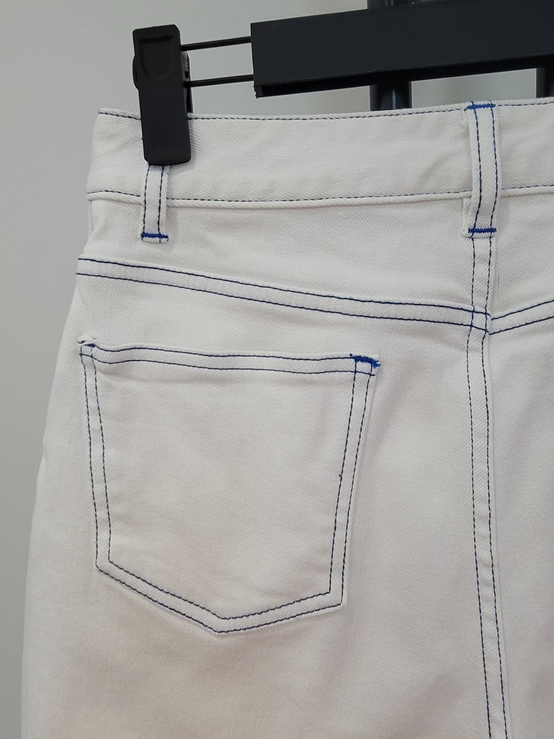 스텔라 맥카트니 하이웨이스트 화이트 데님 반바지 27사이즈 상품이미지6