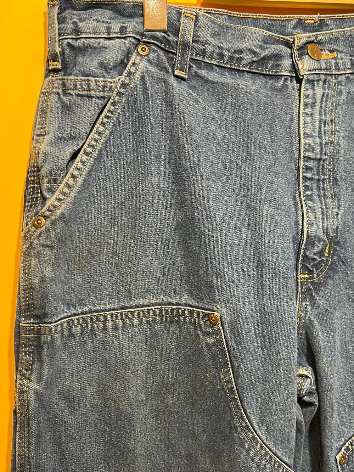 [36x30] 칼하트 B273 DST 데님 더블니 카펜터 워크팬츠 상품이미지4