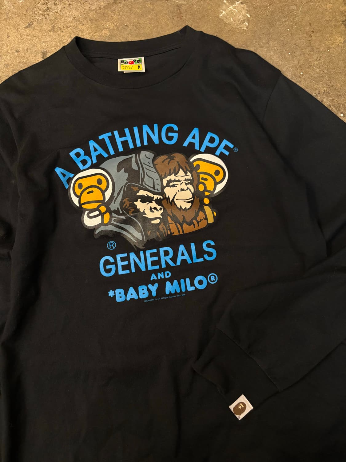 Bape Baby Milo Generals Long Sleeves 상품이미지9