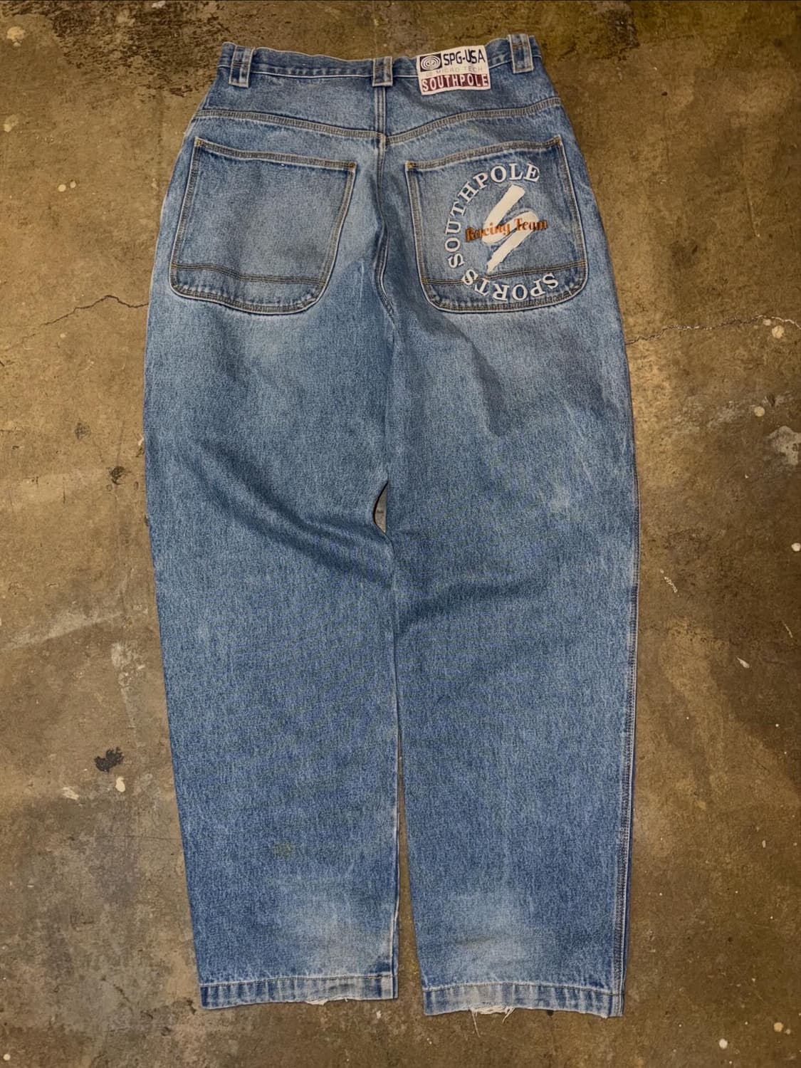 SouthPole Embroidery Washed Hip-Hop PT 상품이미지6