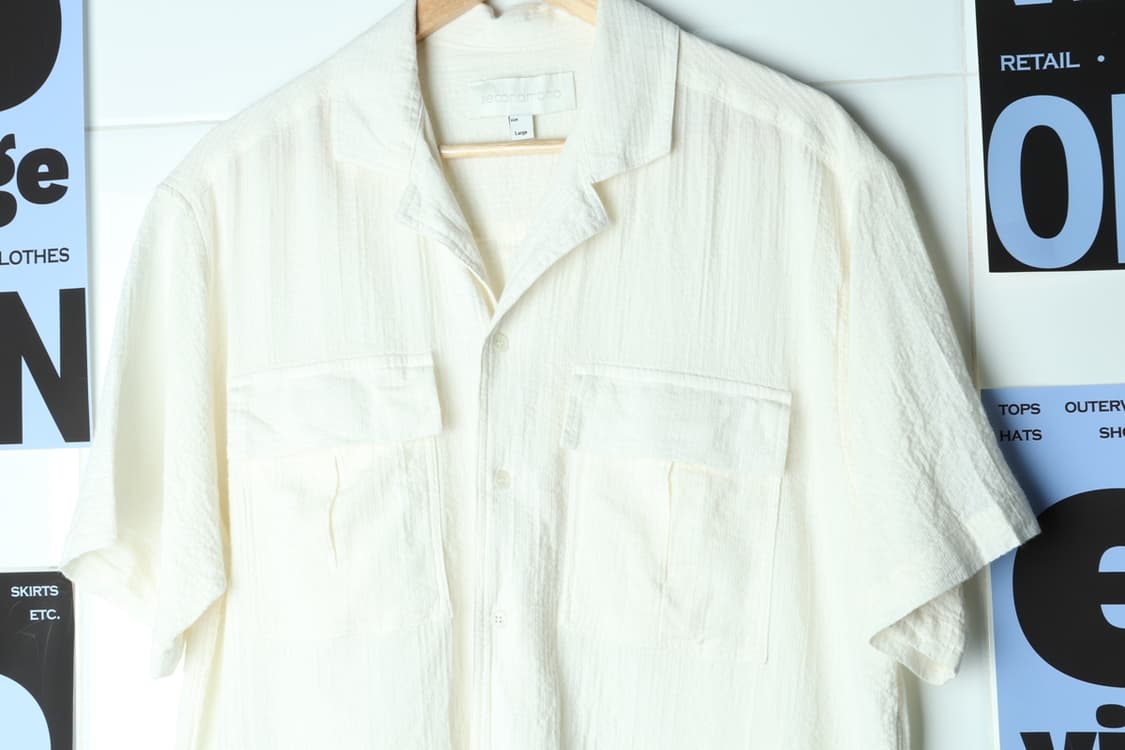 (L-XL) 세컨드모놀로그 반팔 카라 티셔츠 시원 시어서커-H31884 상품이미지3