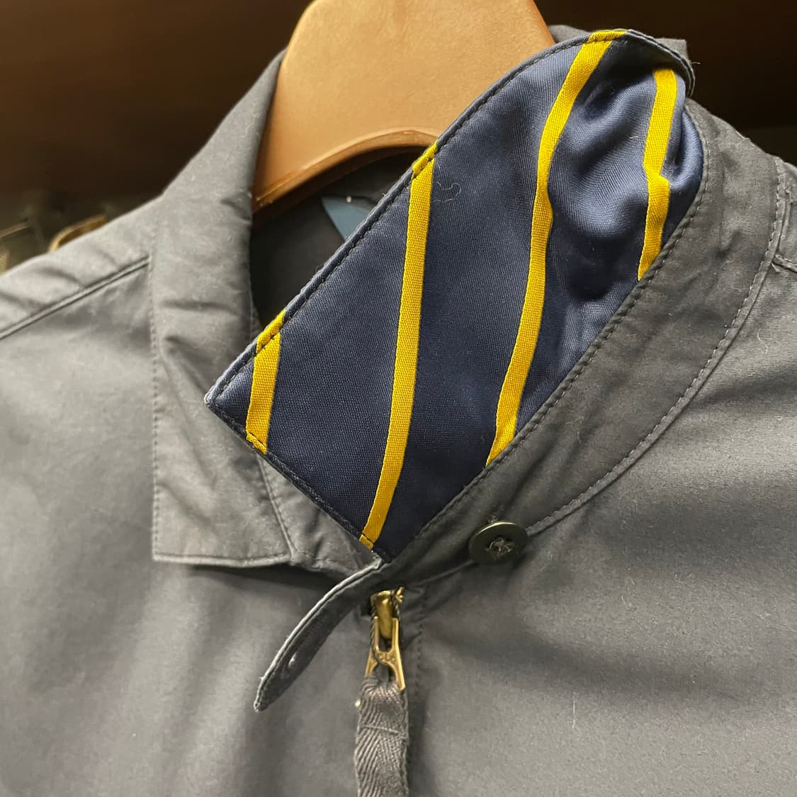 90s 폴로 랄프로렌 자수 로고 스윙탑 블루종 자켓 컨트리 상품이미지7