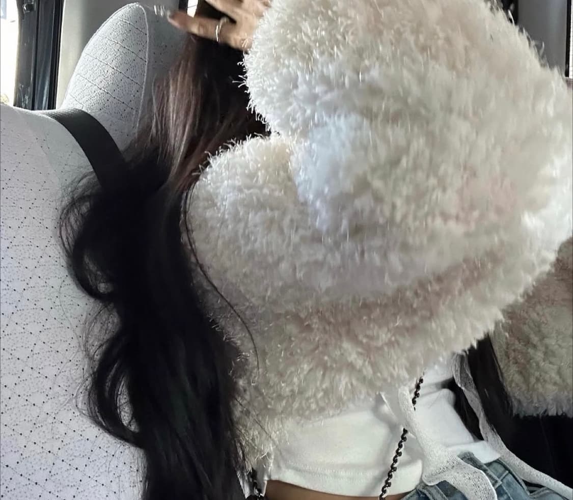 카키포인트 푸들 볼레로 자켓  상품이미지2