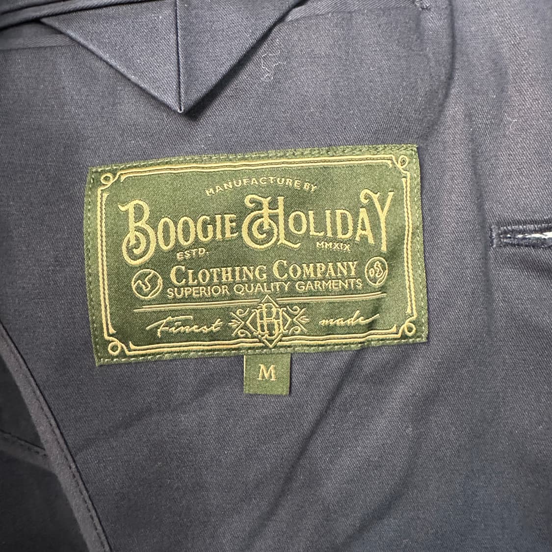 부기홀리데이 금장 자켓 M 상품이미지3