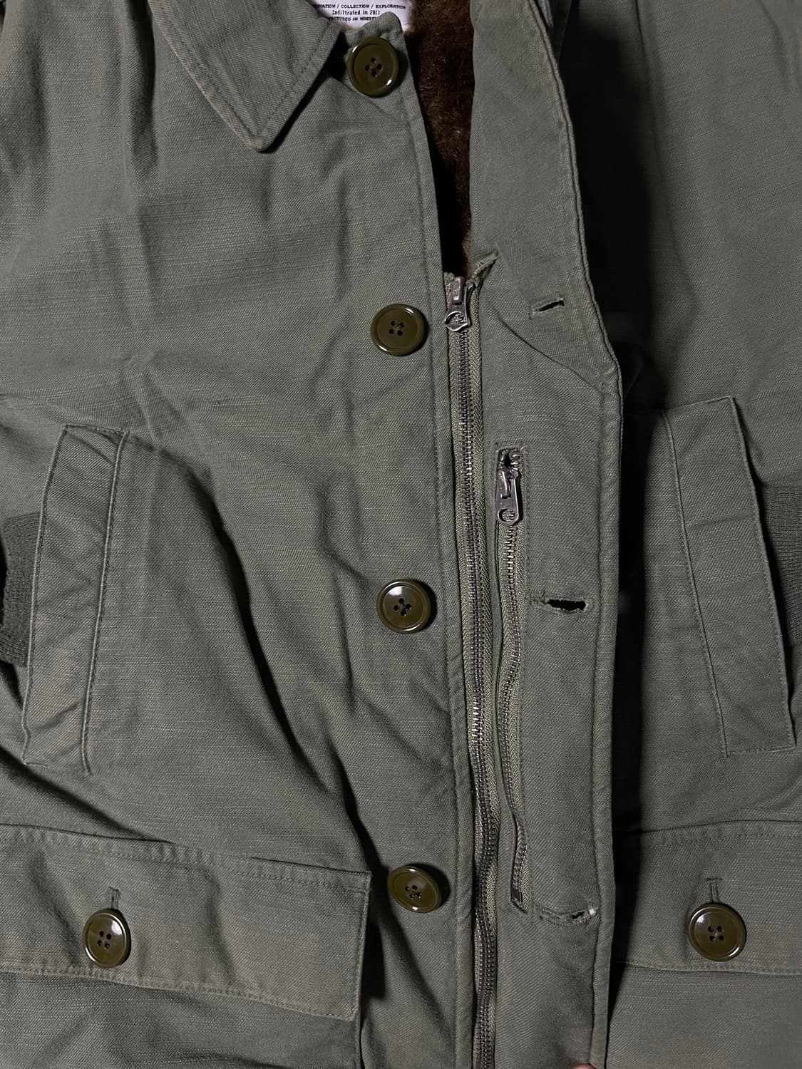 ESPIONAGE Gilbert AL-1 Jacket Olive L 상품이미지4