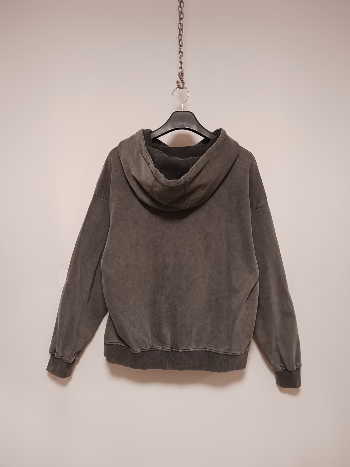 디미트리 블랙 피그먼트 아이덴티티 후드티셔츠 상품이미지5