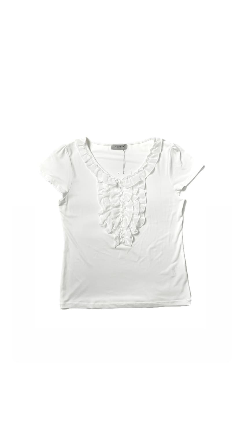 White Frill Top 상품이미지1