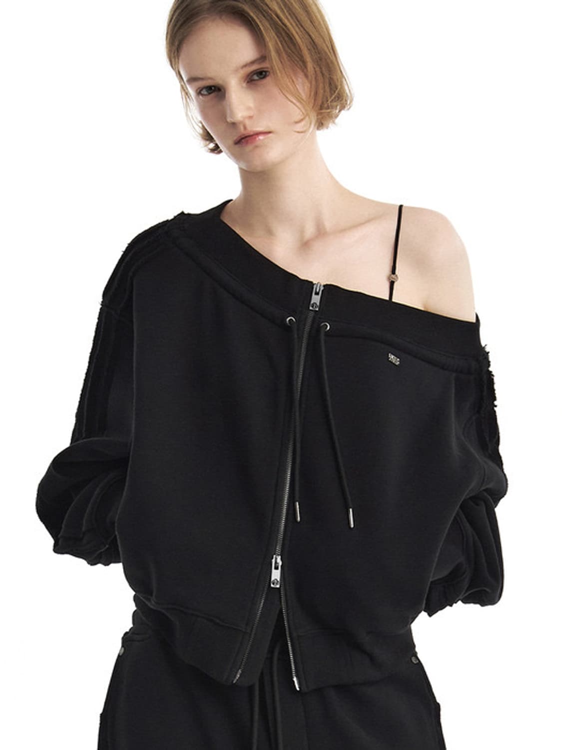 트리밍버드 오프숄더 집업 TMB Off-Shoulder Sweat Set 상품이미지2