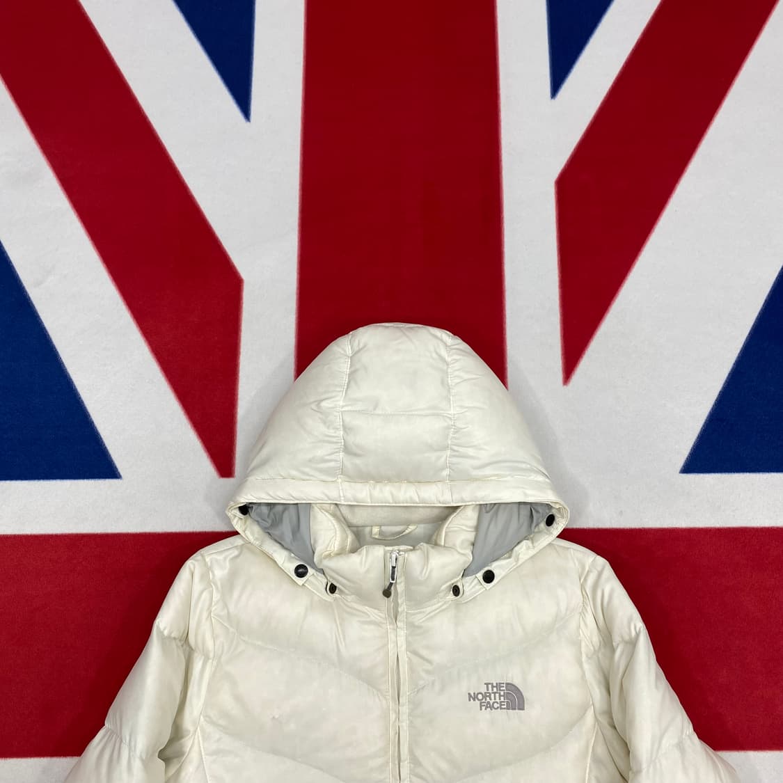 노스페이스 화이트 구스다운 패딩 여성90 상품이미지2
